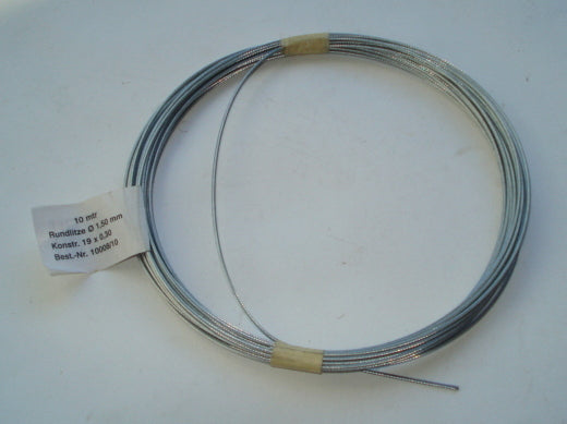 Inner cable per meter, 1,5 mm