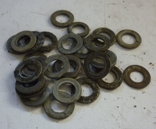 Scheibe, Patina, Ø  7,5 mm, Gebraucht