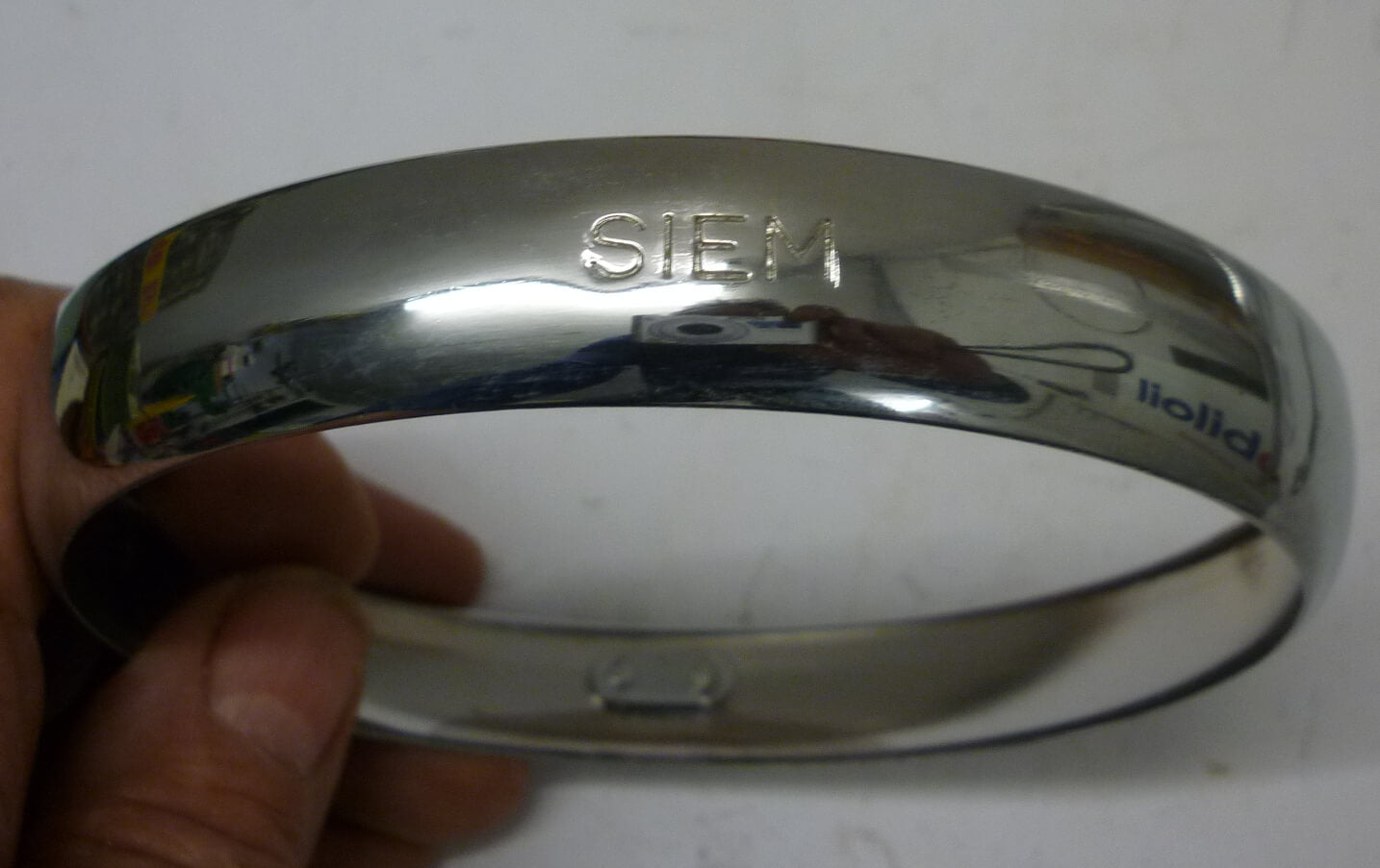 Rim for headlamp, SIEM, Vespa 125 VM1 > VM2 / VN1 / Ape 150 AB1T > AB3T