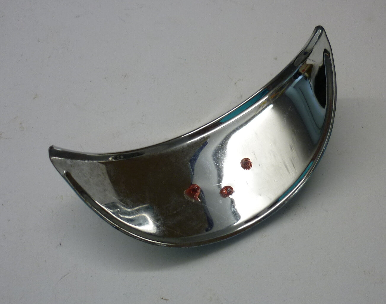 Headlamp peak, red airplane, Vespa 125 / 150, NOS