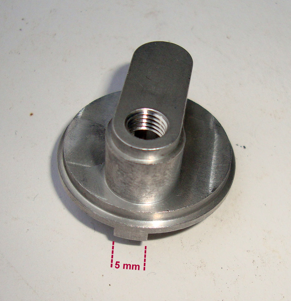Schieberdeckel, Repro, Nasenmaß 5 mm, UB23S3 Vergaser