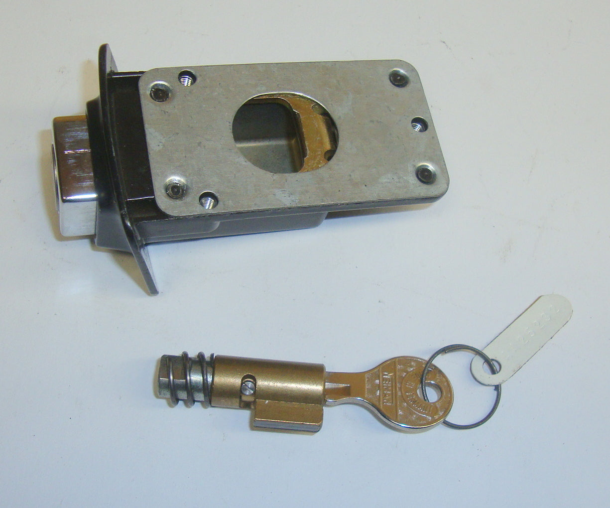 Schliesssatz, Sitzbank - Lenkschloss 4 mm, NEIMAN, Vespa PX 80 / 125 / 150 / 200 Lusso, NOS