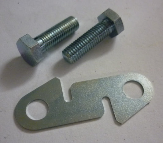 Srew/securing plate kit, starter lever, M7, Vespa - Ape