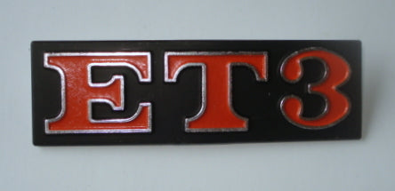 Schriftzug, Heck, hinten, "ET3", Vespa 125 ET3, NOS