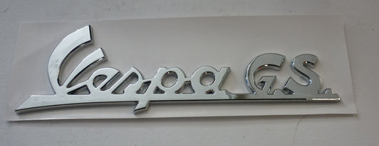Name plate, shaped, self-adhesive, Vespa 150 / GS3