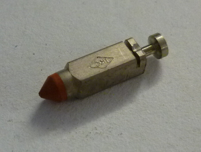 Schwimmernadel DELL'ORTO Ø 5,2 mm, 4x4 mm gefedert,  Vergaser SI 20/15  > SI 26/26