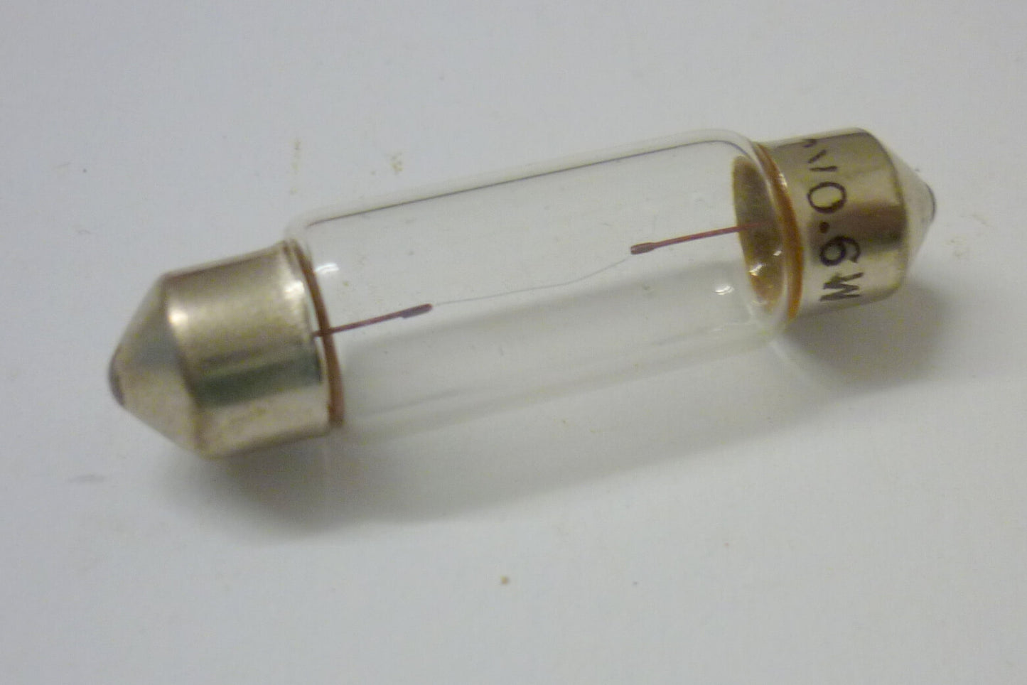 Fuse type bulb, 12V 0,6W, SV8,5 11x39 mm