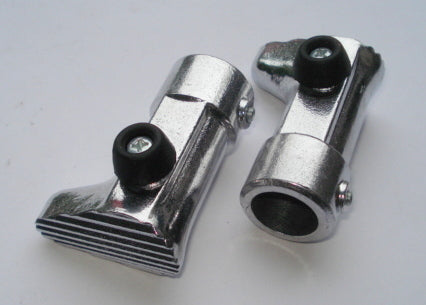 Metal stand feet, CUPPINI, 22 mm,  metal, Vespa 125 > 200