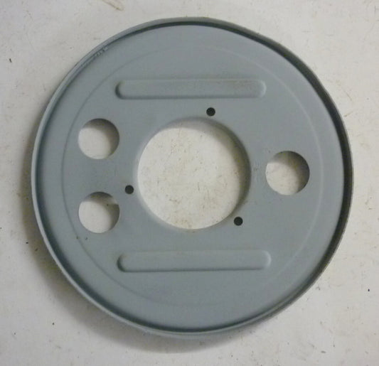 Staubschutzblech, Hinten, 10", 2 Bolzen, gestrahlt+grundiert, Vespa 125 / 150 / 200, Gebraucht