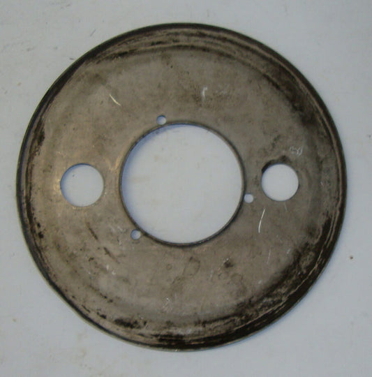 Dust cover, 8" 1 studs for brake shoes, Vespa 125 / 150