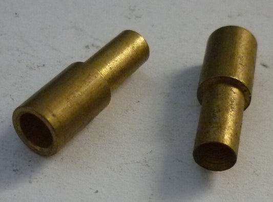 Stufenhülse, Messing  Ø 5 mm, Schaltseile / Schaltraste, NOS