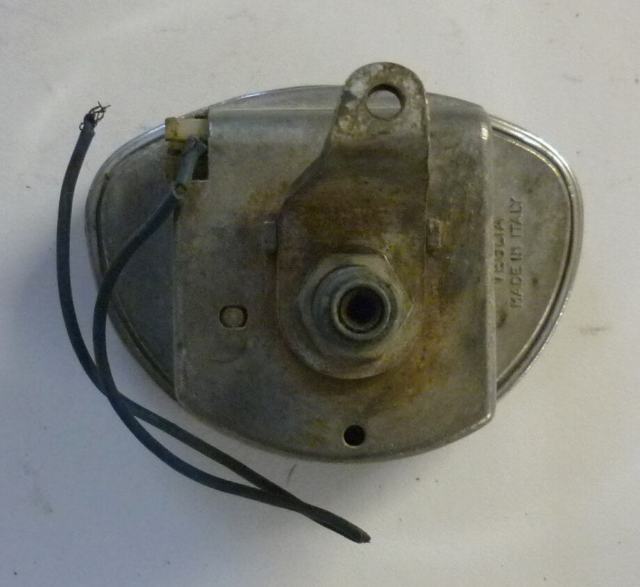 Speedometer, black, >120 km/h, Vespa SS50/90/PV/ET3/ Super/Sprint V/GTR/TS/Rally