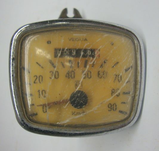 Tacho, Vespa 125 VNA / VNB / Ape AC / AD / AE / AE0 / Pentaro, Original Veglia, Gebraucht