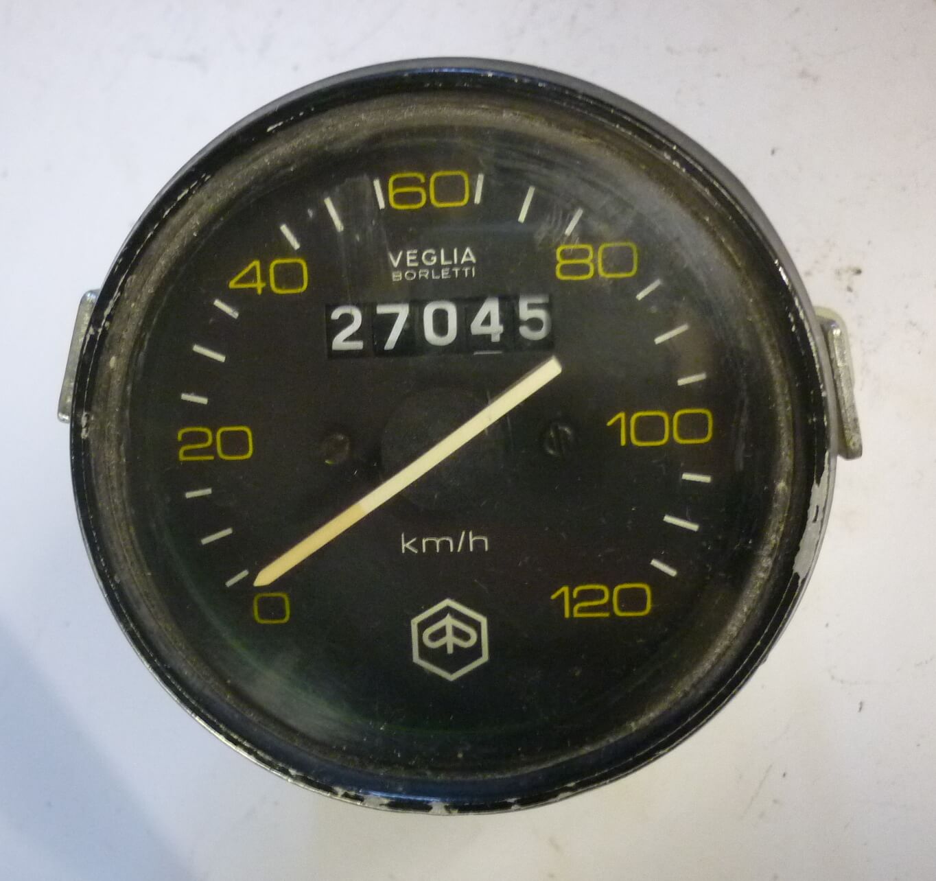 Tachometer, Vespa PX alt, 27045 km, Vespa P80-150X / PX80-200E / Lusso 1° / P150S / P200E