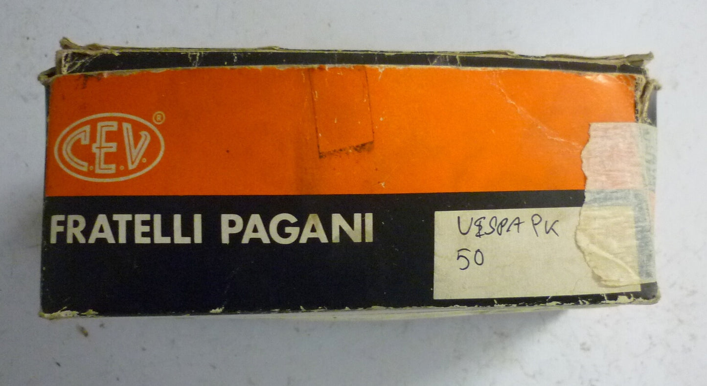 Tachometerset, C.E.V. FFRATELLI PAGANI, > 120 km/h, 00000 km , Vespa PK 50 / 80 / 125, NOS