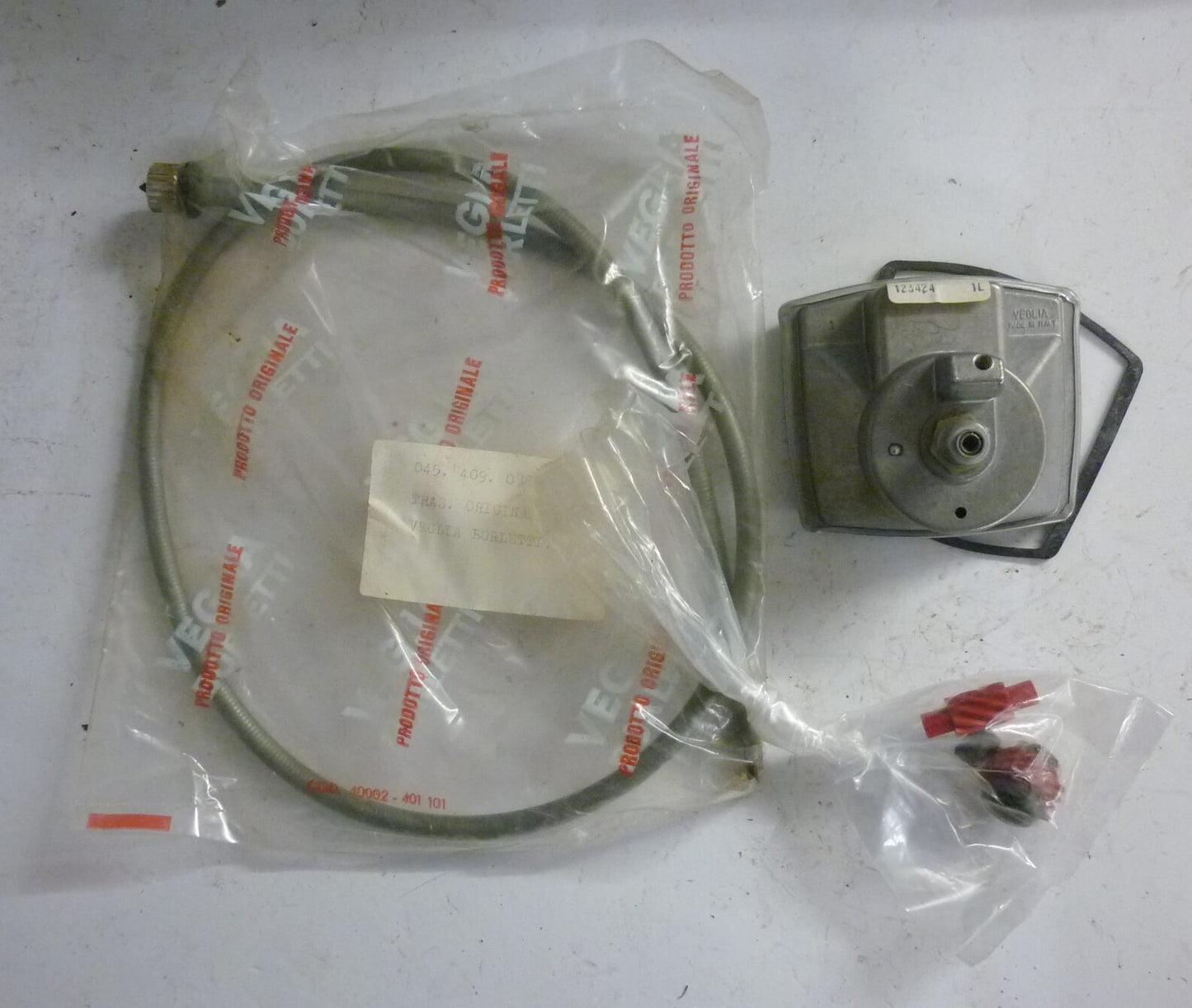 Tachometerset, VEGLIA BORLETTI, > 80 km/h, 00002 km, Vespa 50 Special - Elestart, NOS