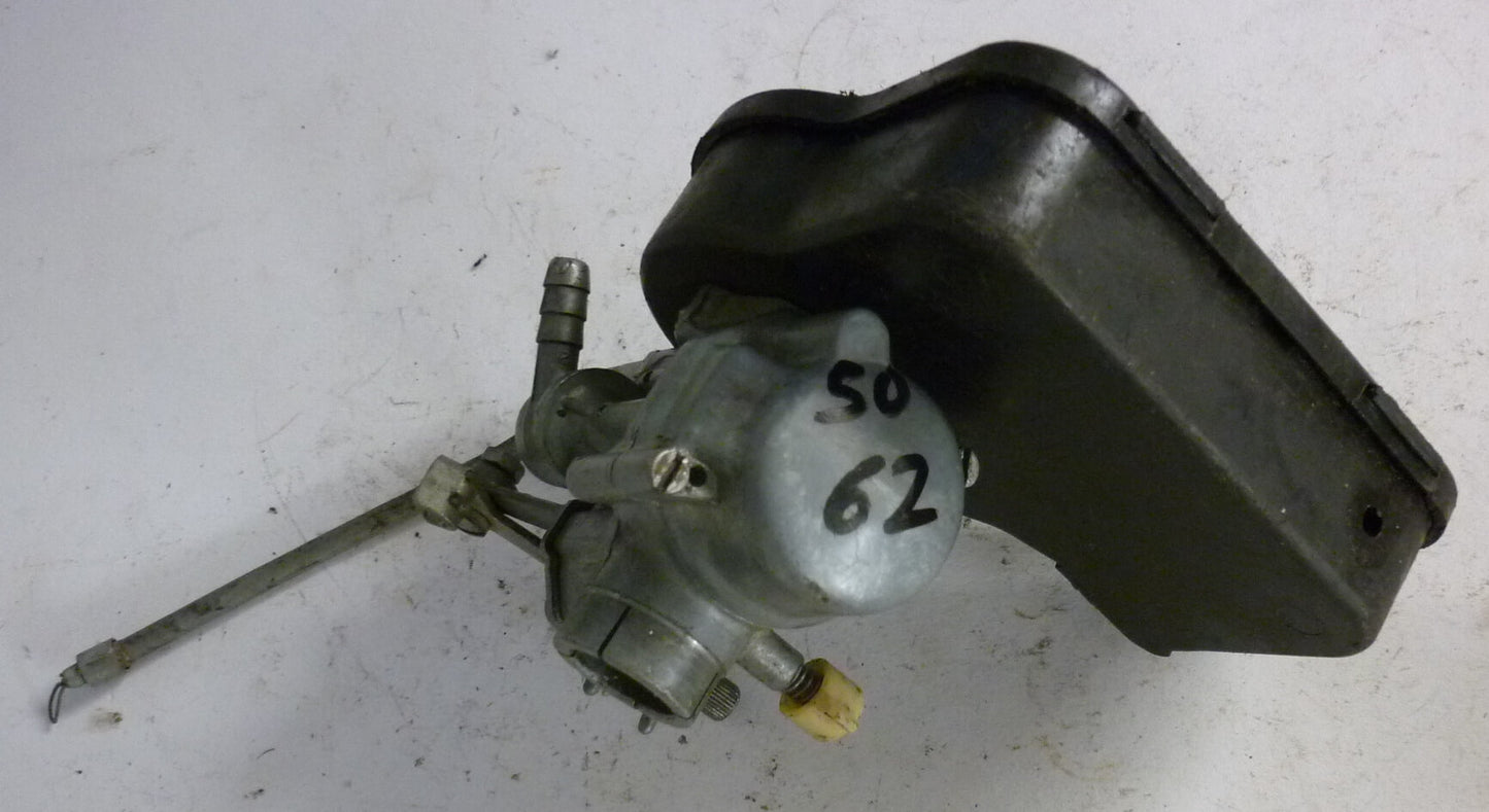 Carburettor 10 with air cleaner, DELL'ORTO, SHB 16.10, flat slider, Vespa 50 /​ N /​L /​ R /​ Special