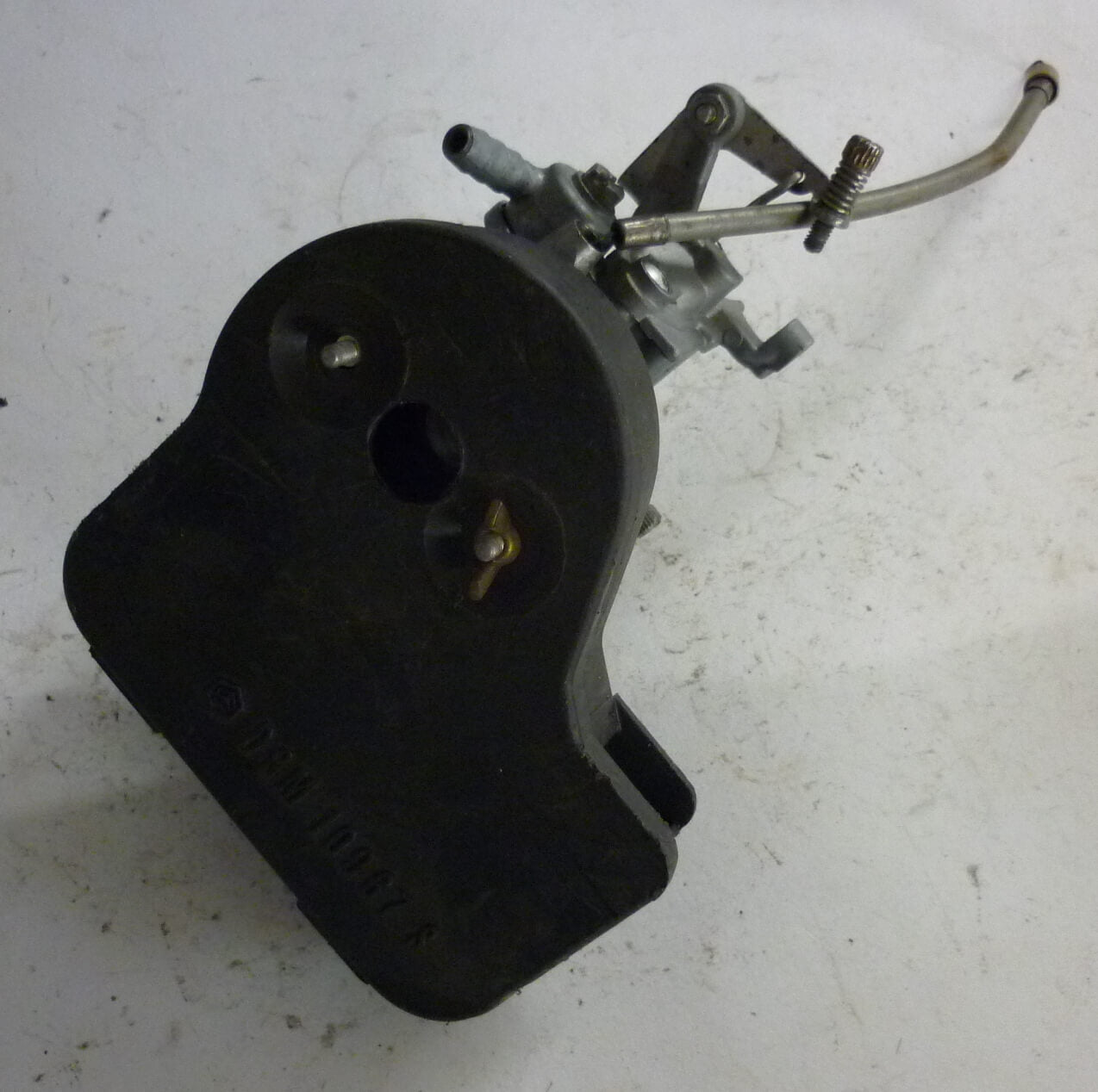 Carburettor 1 with air cleaner, DELL'ORTO, SHB 16.16, flat slider, Vespa 50 /​ N /​L /​ R /​ Special