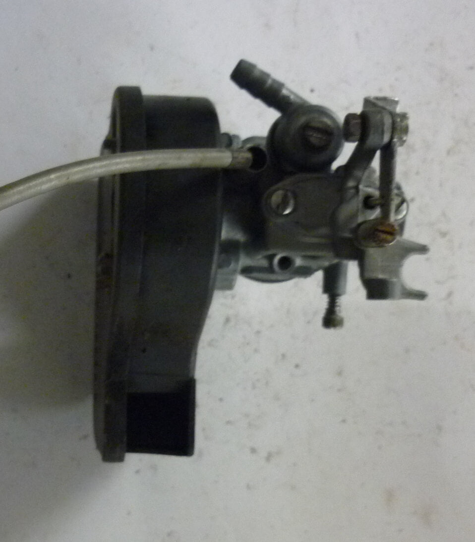 Carburettor 1 with air cleaner, DELL'ORTO, SHB 16.16, flat slider, Vespa 50 /​ N /​L /​ R /​ Special