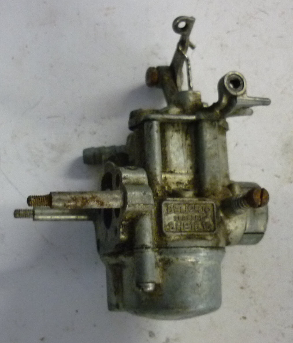 Carburettor 3, DELL'ORTO, SHB 16.10, flat slider, Vespa 50 /​ N /​L /​ R /​ Special