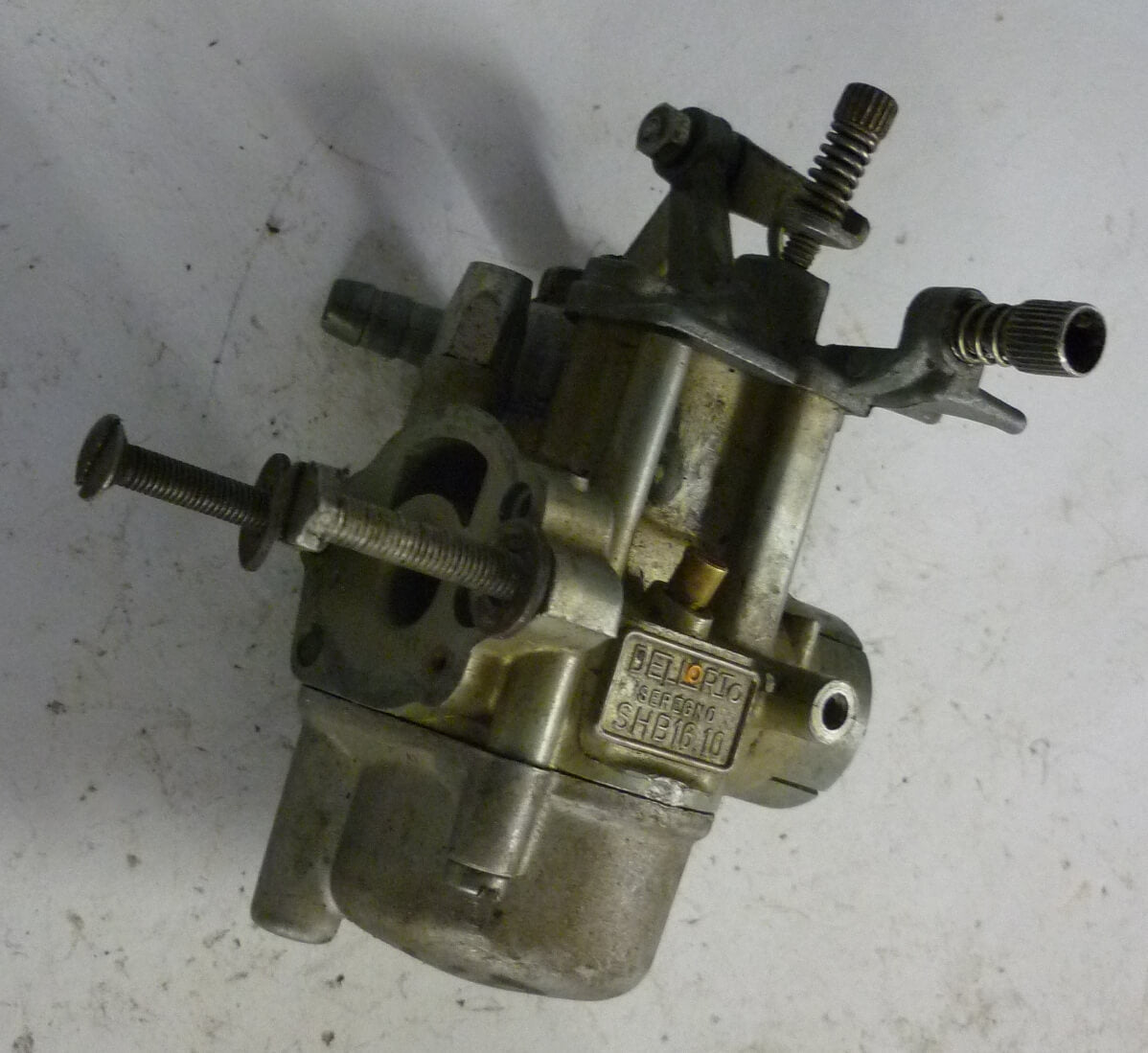 Carburettor 9, DELL'ORTO, SHB 16.10, flat slider, Vespa 50 /​ N /​L /​ R /​ Special