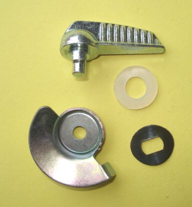 Set leve bloccaggio sportello motore, Vespa 50 / 90 / 125 Primavera - ET3
