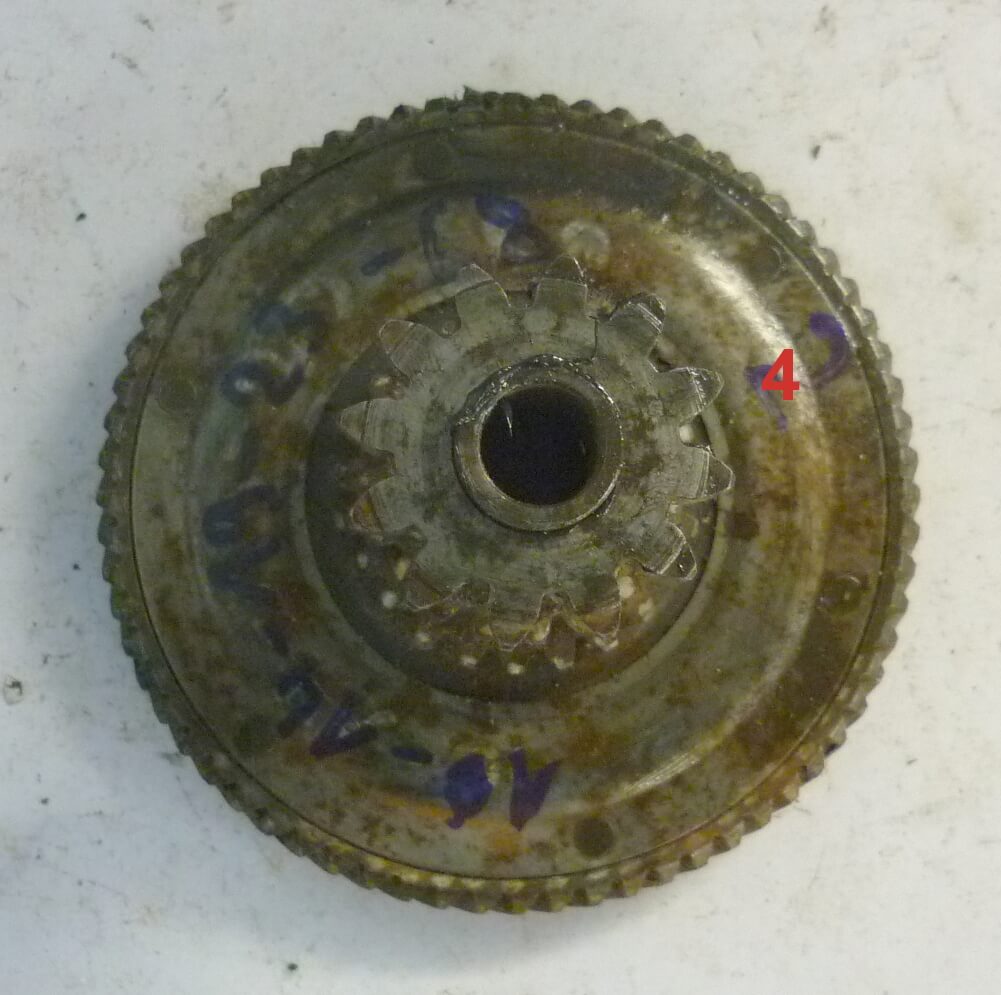 Vorgelege, 10 - 14 - 19 - 23 - 68, Vespa PX 80 / 100,Gebraucht