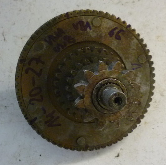 Vorgelege, komplett, 14 - 20 - 27 - 67, Vespa 125 VNA - VNB / 150 VBA, Gebraucht