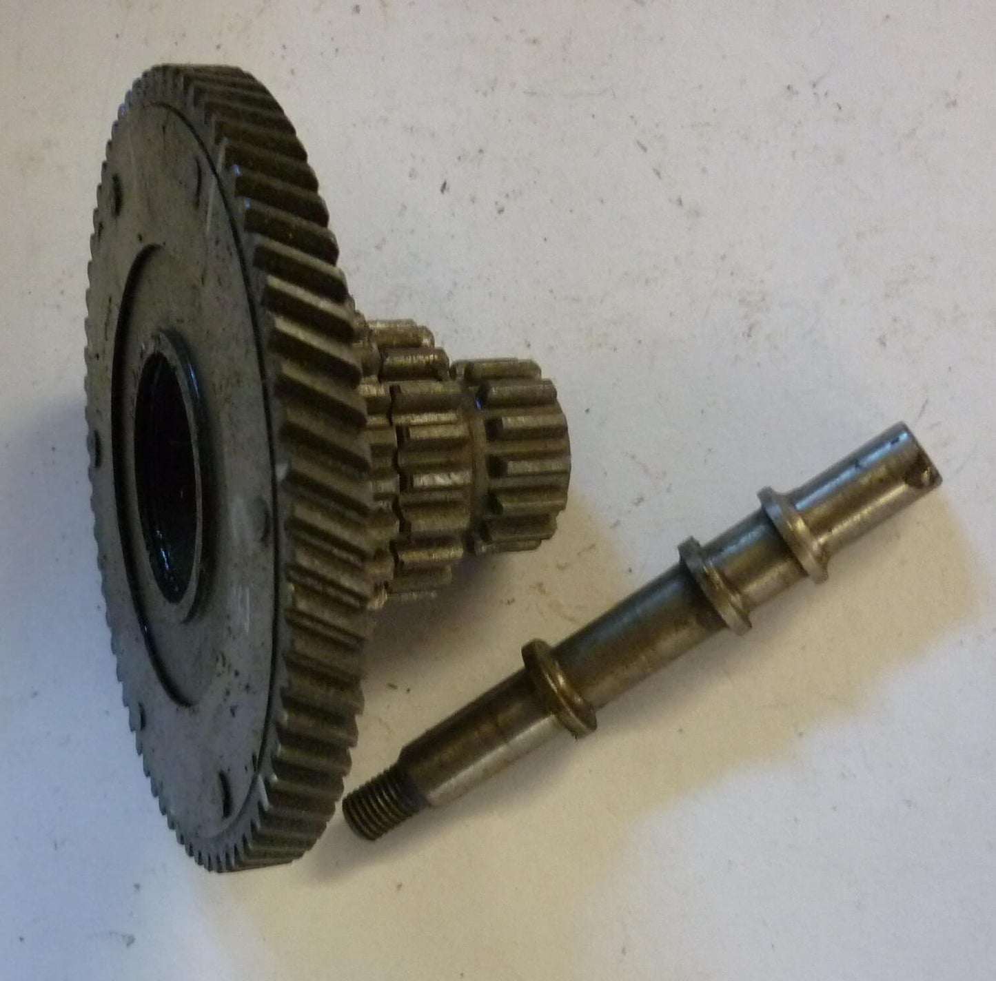 Spring gear assy, Vespa 125 VN - VM - ACMA,  14 - 20 - 27, used