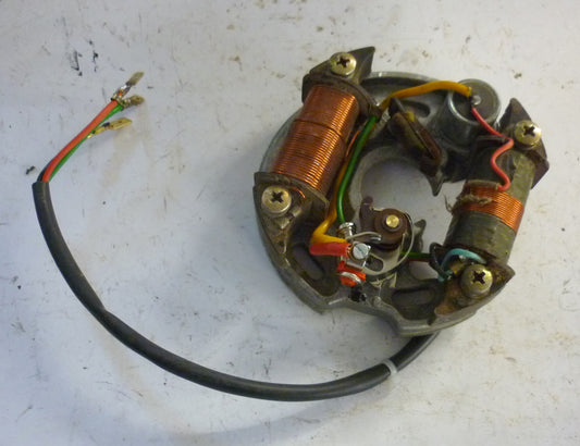 Zündgrundplatte, Vespa 50 R 2° / Special V5B1T 2°/ V5B3T ohne Bremslicht, Gebraucht