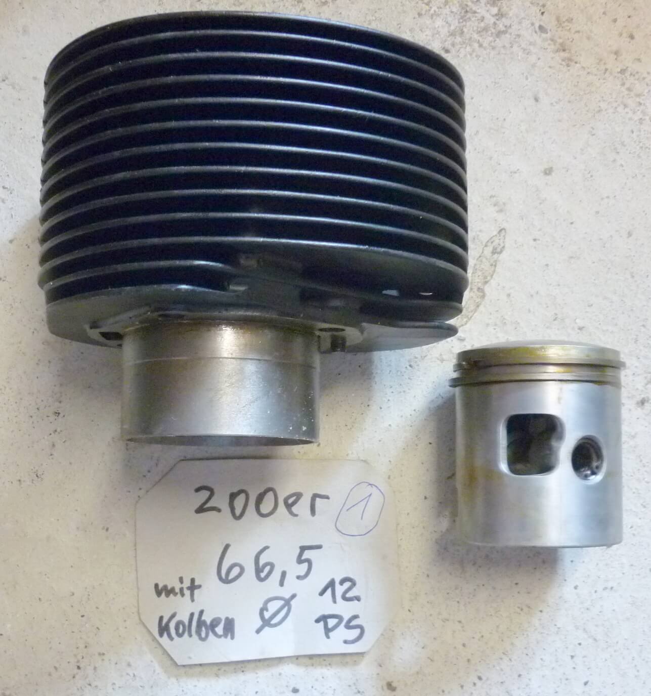 Zylinderkit 1, PIAGGIO, 66,5 mm, Vespa Rally / PX 200