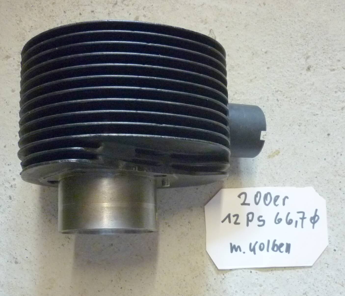 Zylinderkit 1, PIAGGIO, 66,7 mm, 12 PS, Vespa Rally / PX 200