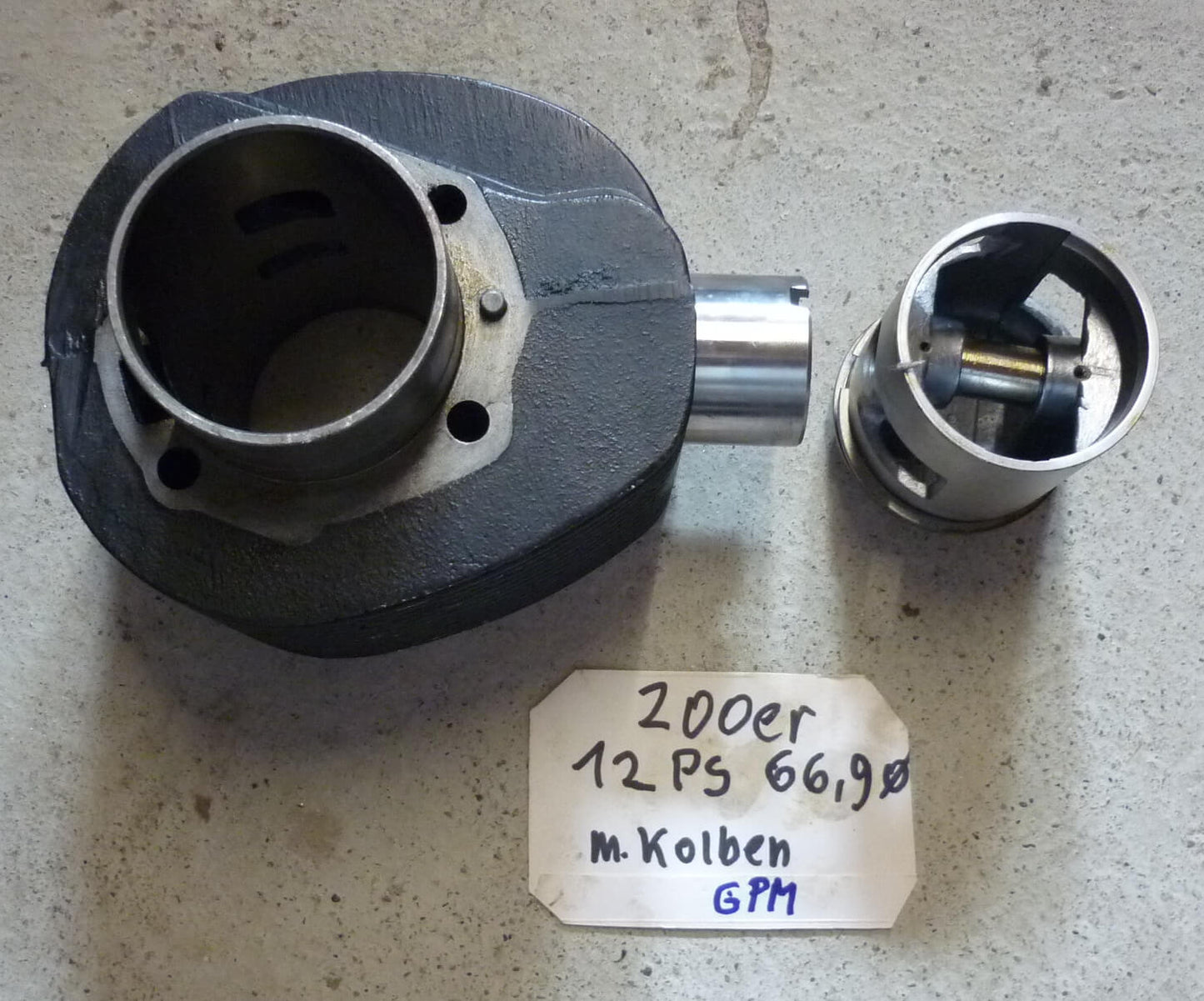 Kit cilindro, PIAGGIO, 66,5 mm, Vespa Rally / PX 200
