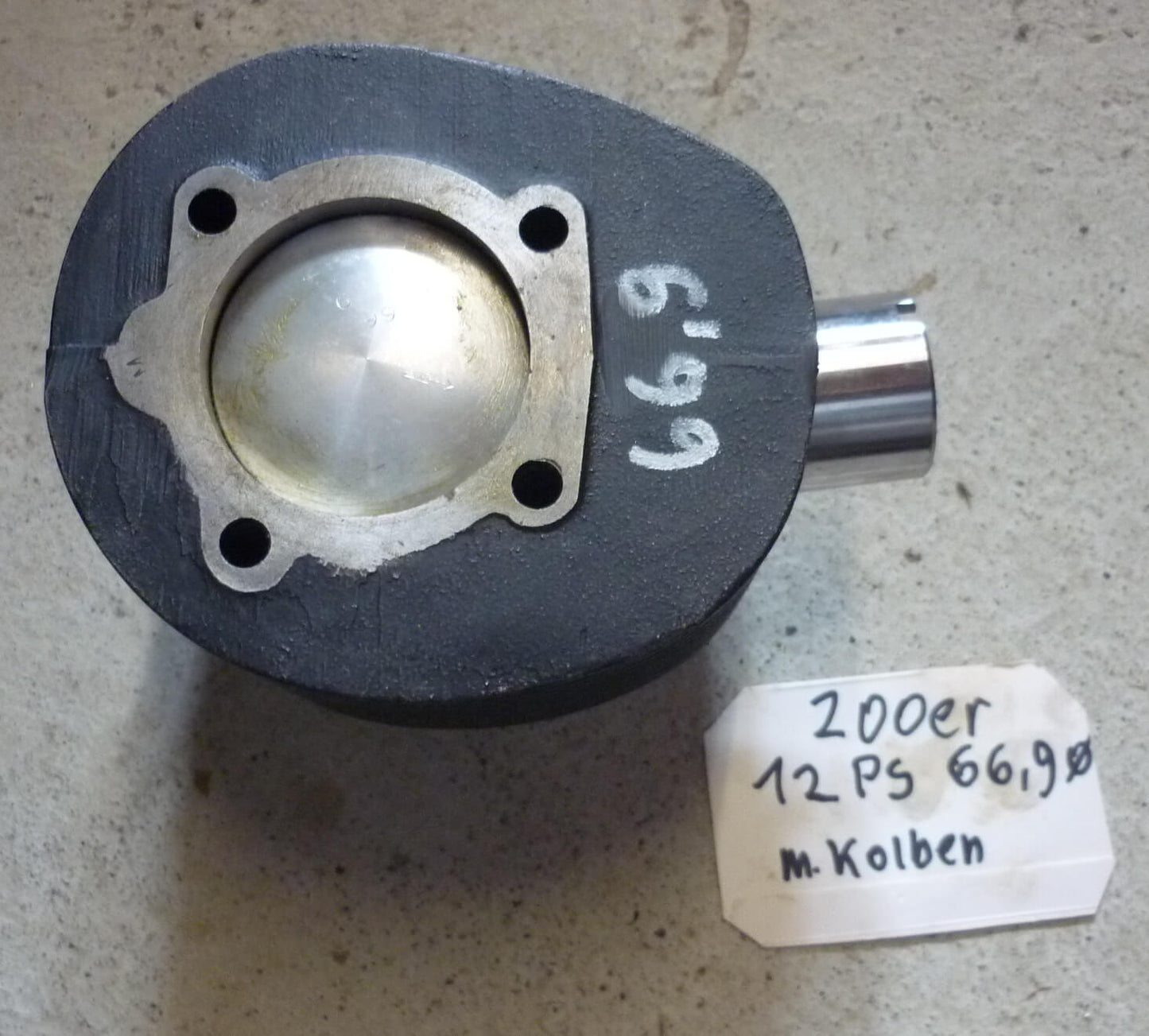 Kit cilindro, PIAGGIO, 66,5 mm, Vespa Rally / PX 200