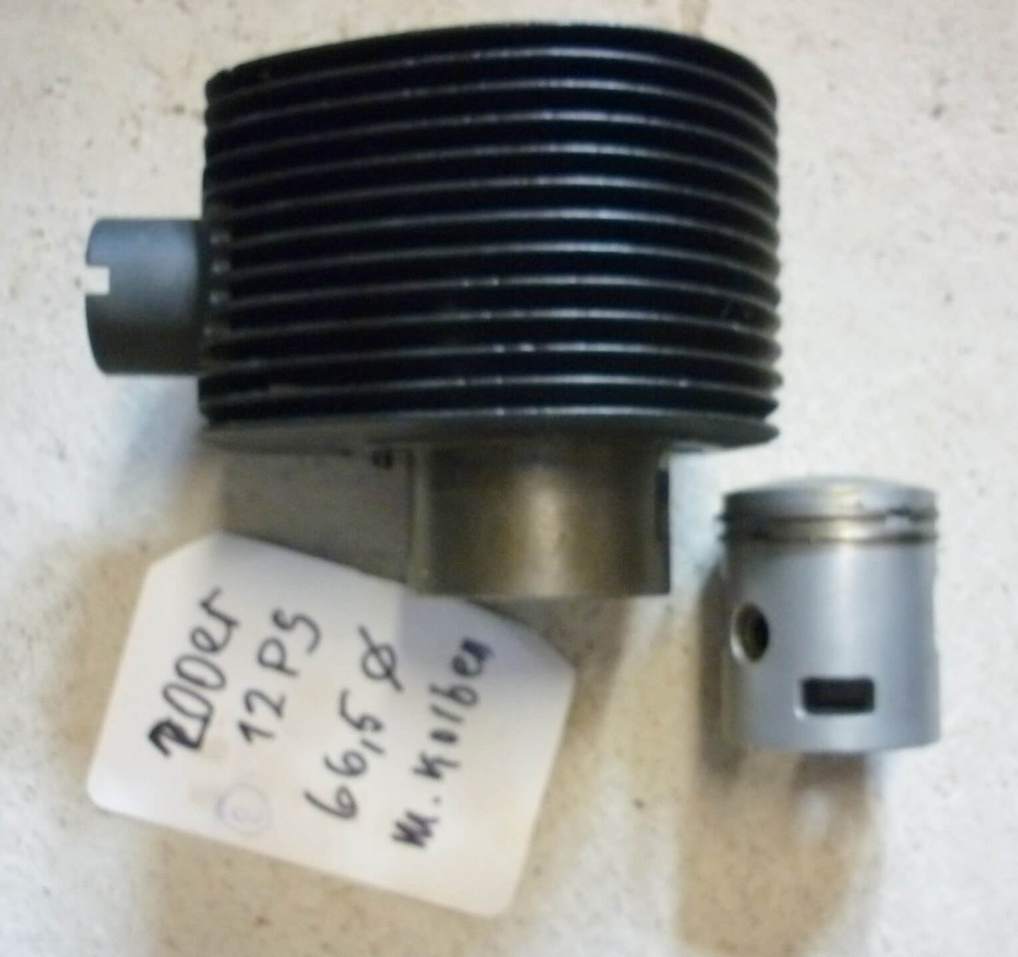 Zylinderkit 2, PIAGGIO, 66,5 mm, Vespa Rally / PX 200