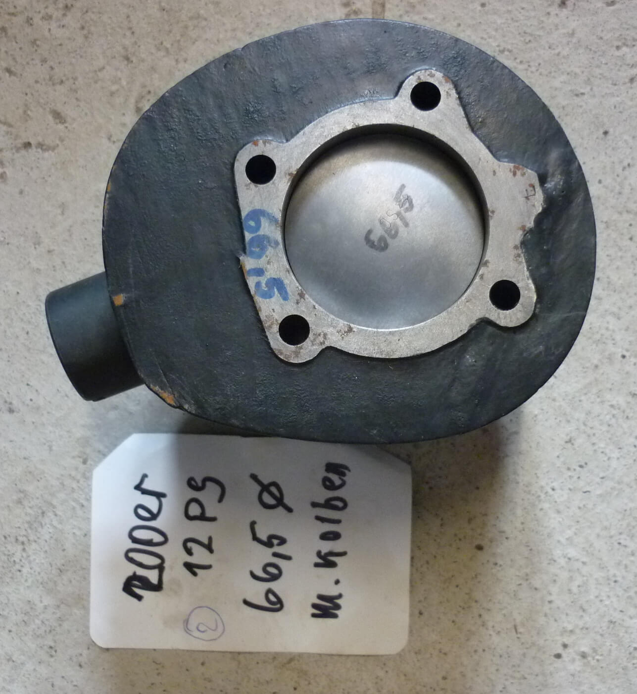 Zylinderkit 2, PIAGGIO, 66,5 mm, Vespa Rally / PX 200