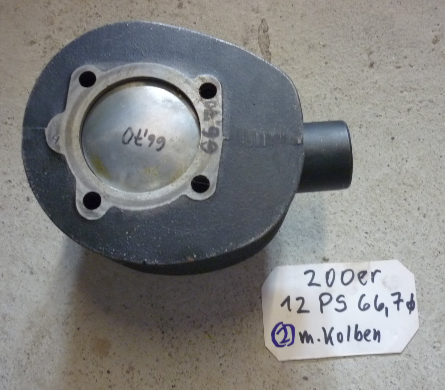 Zylinderkit 2, PIAGGIO, 66,7 mm, 12 PS, Vespa Rally / PX 200