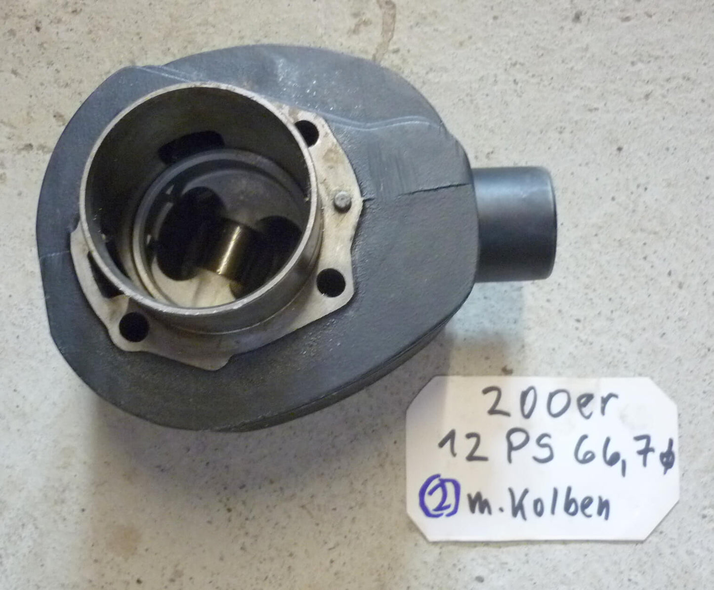 Zylinderkit 2, PIAGGIO, 66,7 mm, 12 PS, Vespa Rally / PX 200
