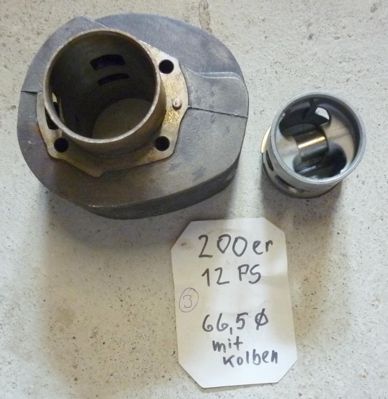 Kit cilindro, PIAGGIO, 66,5 mm, Vespa Rally / PX 200