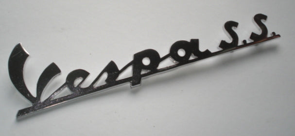 Schriftzug, kursiv, "Vespa S.S."